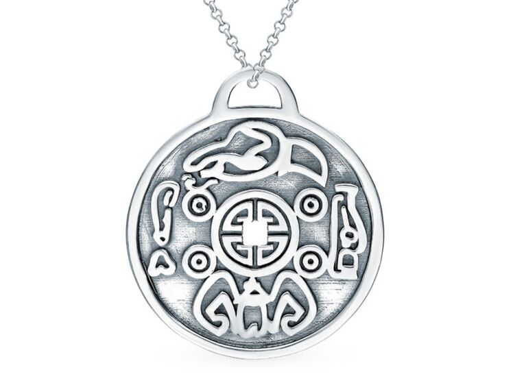 Money pendant-save silver for good luck
