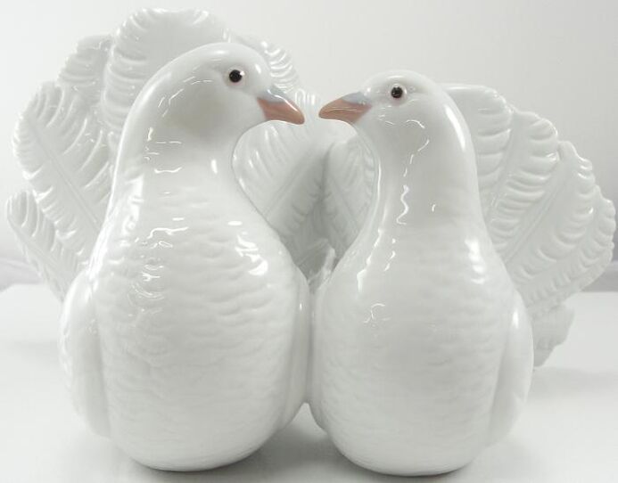 pigeons in the form of good luck charms